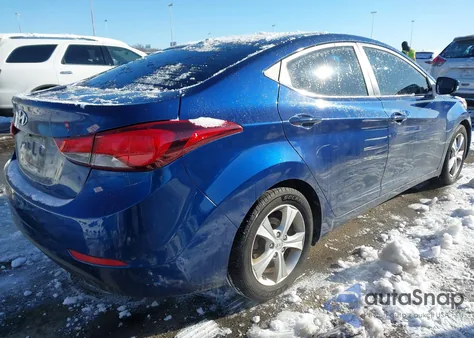 2016 Hyundai Elantra Value Edition из США, поврежденный, VIN 5NPDH4AEXGH680918